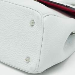 Pre Owned Dior Mint Green Leather Mini Be Dior Top Handle Bag