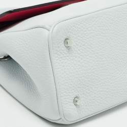 Pre Owned Dior Mint Green Leather Mini Be Dior Top Handle Bag