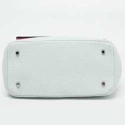 Pre Owned Dior Mint Green Leather Mini Be Dior Top Handle Bag