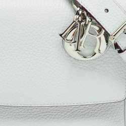 Pre Owned Dior Mint Green Leather Mini Be Dior Top Handle Bag