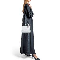 Pre Owned Dior Mint Green Leather Mini Be Dior Top Handle Bag