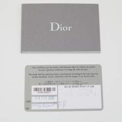 Pre Owned Dior Grey Cannage Embroidered Canvas Medium Lady D-Lite Tote