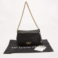 Dior Black Cannage Leather Miss Dior Shoulder Bag
