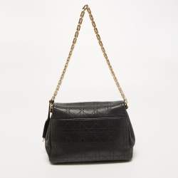 Dior Black Cannage Leather Miss Dior Shoulder Bag