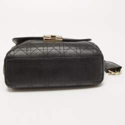 Dior Black Cannage Leather Miss Dior Shoulder Bag