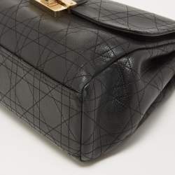 Dior Black Cannage Leather Miss Dior Shoulder Bag
