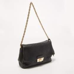 Dior Black Cannage Leather Miss Dior Shoulder Bag