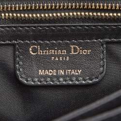 Pre Owned Dior Black Cannage Leather Miss Dior Shoulder Bag