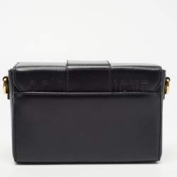 Dior Black Leather 30 Montaigne Box Bag