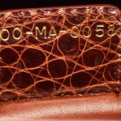 Dior Brown Crocodile Large Lady Dior Tote