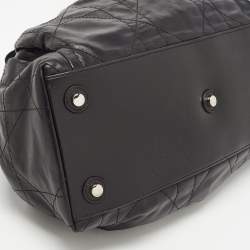 Pre Owned Dior Black Cannage Leather Le Trente Hobo