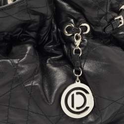 Pre Owned Dior Black Cannage Leather Le Trente Hobo