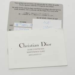 Pre Owned Dior Black Cannage Leather Le Trente Hobo