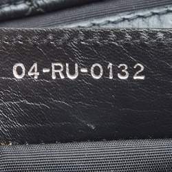 Pre Owned Dior Black Cannage Leather Large Soft lady Dior Tote