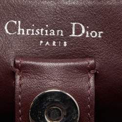 Pre Owned Dior Light Blue Ostrich Large Lady Dior Tote