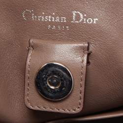 Pre Owned Dior Magenta Ostrich Medium Diorissimo Tote