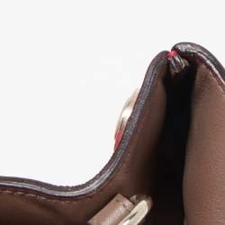 Pre Owned Dior Magenta Ostrich Medium Diorissimo Tote