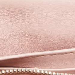 Pre Owned Dior Pink Cannage Quilted Patent Leather Miss Dior Medium Promenade Pouch