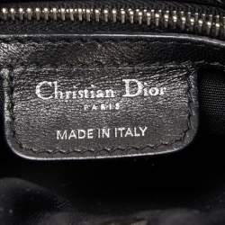 Pre Owned Dior Black Cannage Leather Le Trente Hobo