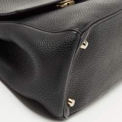 Pre Owned Dior Black Leather Small Be Dior Flap Top Handle Bag