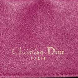 Pre Owned Dior Black Leather Small Be Dior Flap Top Handle Bag