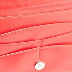 Pre Owned Dior Red Cannage Leather Flap Camera Shoulder Bag