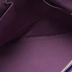 Pre Owned Dior Purple Cannage Leather Granville Tote