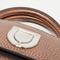 Dior Bronze Leather Mini Diorever Tote
