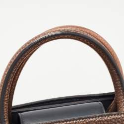 Dior Bronze Leather Mini Diorever Tote