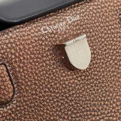 Dior Bronze Leather Mini Diorever Tote