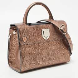 Dior Bronze Leather Mini Diorever Tote