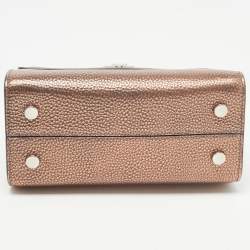 Dior Bronze Leather Mini Diorever Tote