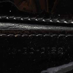 Pre Owned Dior Black Cannage Patent Leather Large Lady Dior Tote