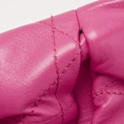 Pre Owned Dior Pink Cannage Leather Le Trente Hobo