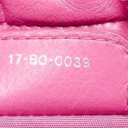 Pre Owned Dior Pink Cannage Leather Le Trente Hobo