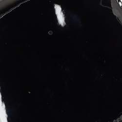 Pre Owned Dior Black Patent Leather 30 Montaigne Chain Clutch