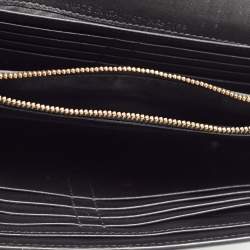 Pre Owned Dior Black Patent Leather 30 Montaigne Chain Clutch