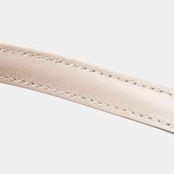 Pre Owned Dior Metallic Grey Coated Canvas Small Panarea Tote