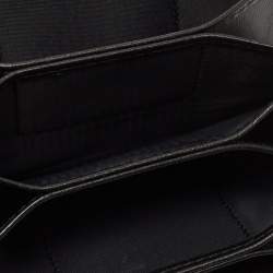 Pre Owned Dior Black Cannage Leather Lady Dior 5 Gusset Card Holder