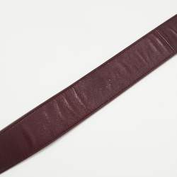 Pre Owned Dior Burgundy Cannage Leather Small My ABCDior Lady Dior Tote