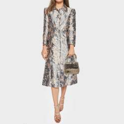Pre Owned Dior Metallic Python Micro Be Dior Tote