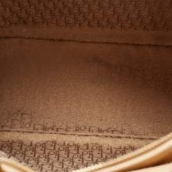 Pre Owned Dior Cream Cannage Patent Leather XL Lady Dior Tote