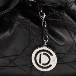 Pre Owned Dior Black Cannage Leather Le Trente Hobo