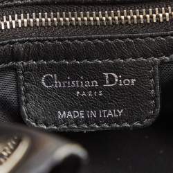 Pre Owned Dior Black Cannage Leather Le Trente Hobo