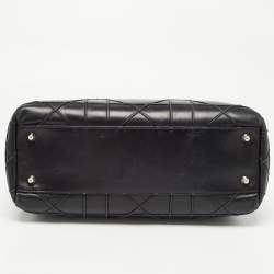 مملوكة مسبقًا حقيبة يد ديور ليدي ديور شوبينغ صغيرة ناعمة جلد كاناج أرجواني