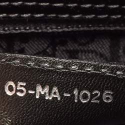 Pre Owned Dior Black Cannage Patent Leather Lady Dior East/West Tote
