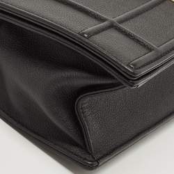 Pre Owned Dior Black Leather Medium Diorama Flap Shoulder Bag