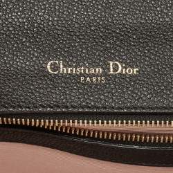 Pre Owned Dior Black Leather Medium Diorama Flap Shoulder Bag