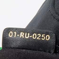 Pre Owned Dior Black Velvet Mini Crystal Embellished Saddle Bag