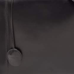 Pre Owned Dior Black Leather Medium Malice Pearl Tote